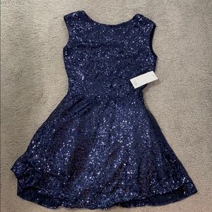 Blue sparkly dress TOBI